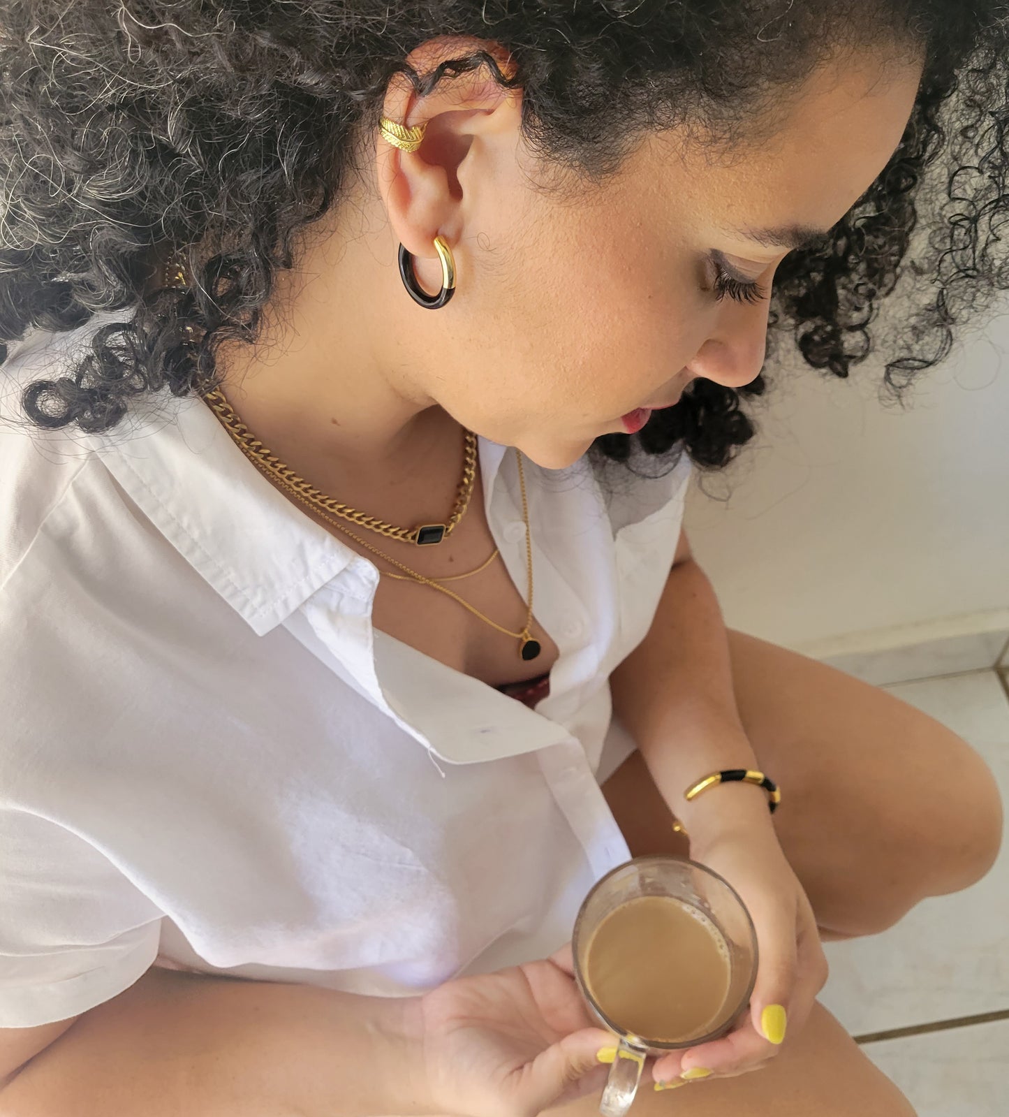 Aros Negros - Plata y Negro / Oro y Negro