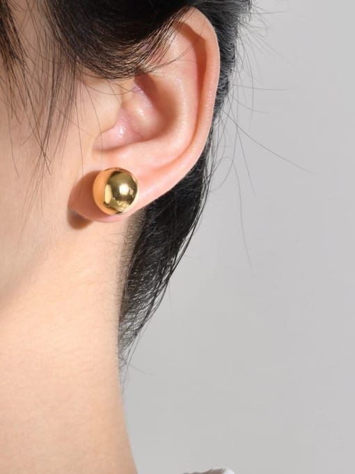 Classic Ball Stud Earring - Minimalist / Classic / Stainless Steel